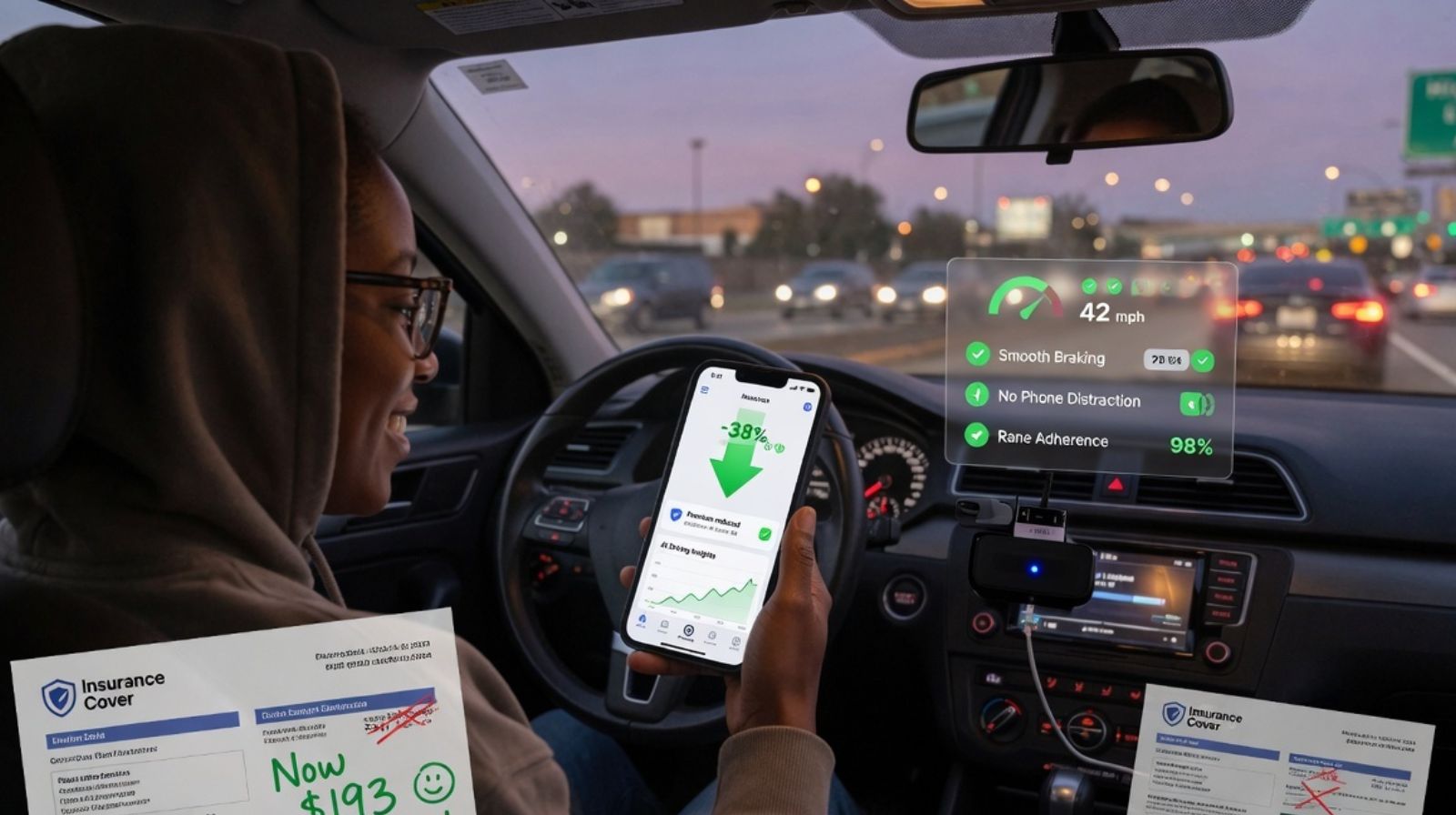 How AI Helps High-Risk Drivers Lower Insurance Premiums