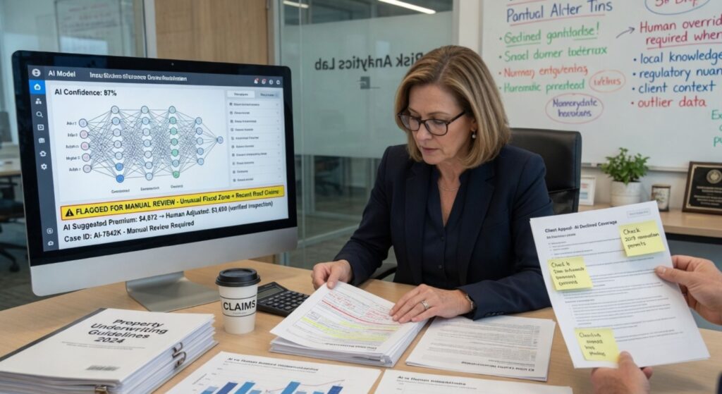 Where Human Expertise Still Matters in AI-Based Insurance Models